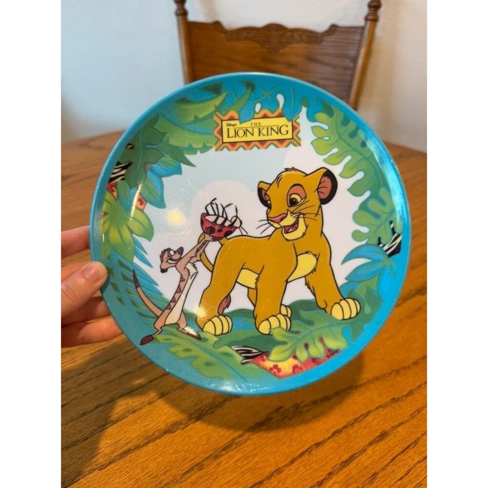 Vintage 90s Disney The Lion King Kids Dinner Plate